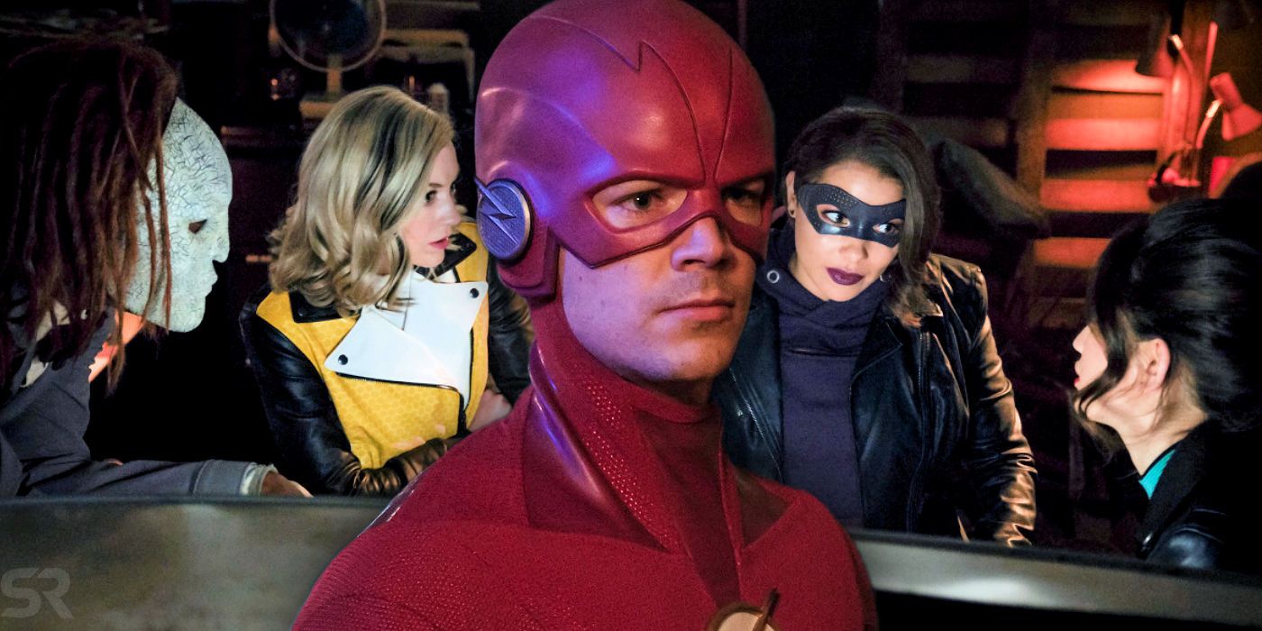 Grant Gustin as The Flash and Nora's Young Rogues