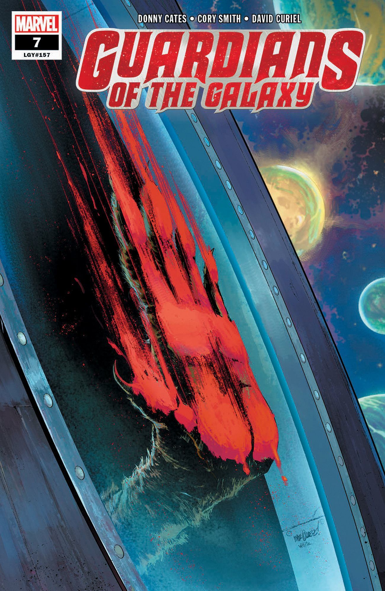 Guardians of the Galaxy Comic Cover Bloody Hand