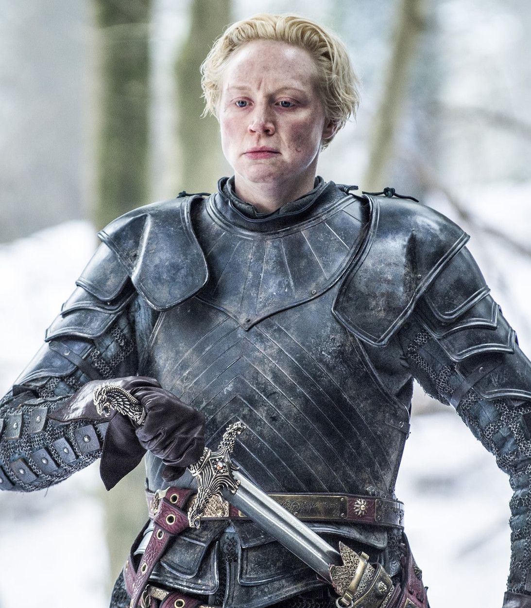 Gwendoline Christie As Brienne Of Tarth In Game Of Thrones