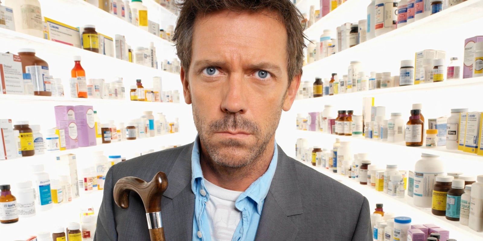 Hugh Laurie as Gregory House.