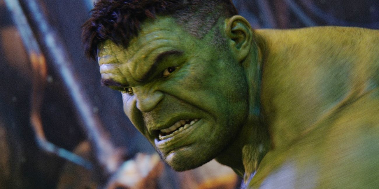 Hulkgezicht in Avengers Infinity War