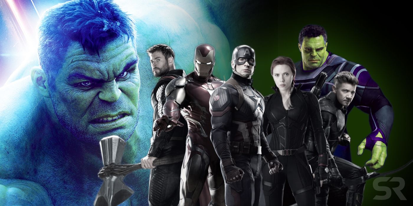 Hulk in Avengers Infinity War and Endgame