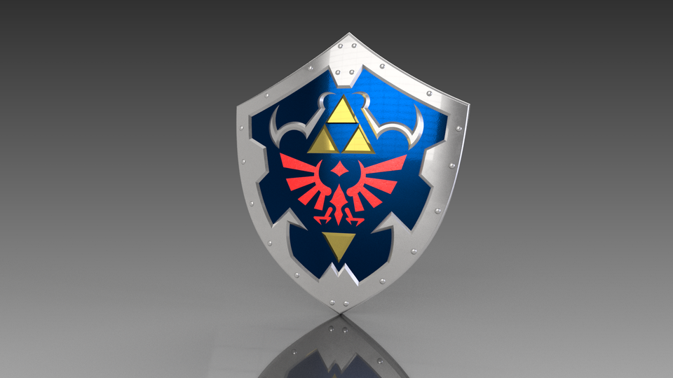 Hylian Shield Ocarina of Time Legend of Zelda