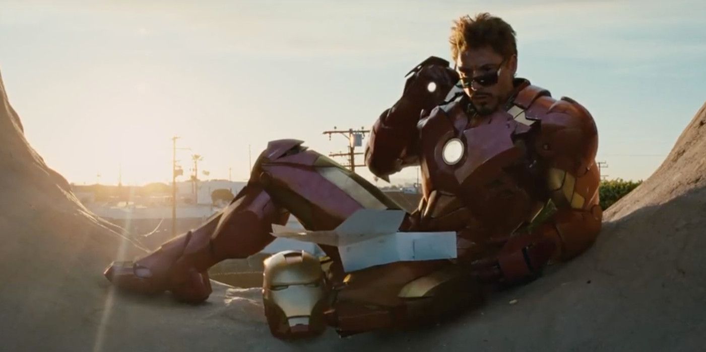 Tony Stark eating donuts in Iron Man 2 