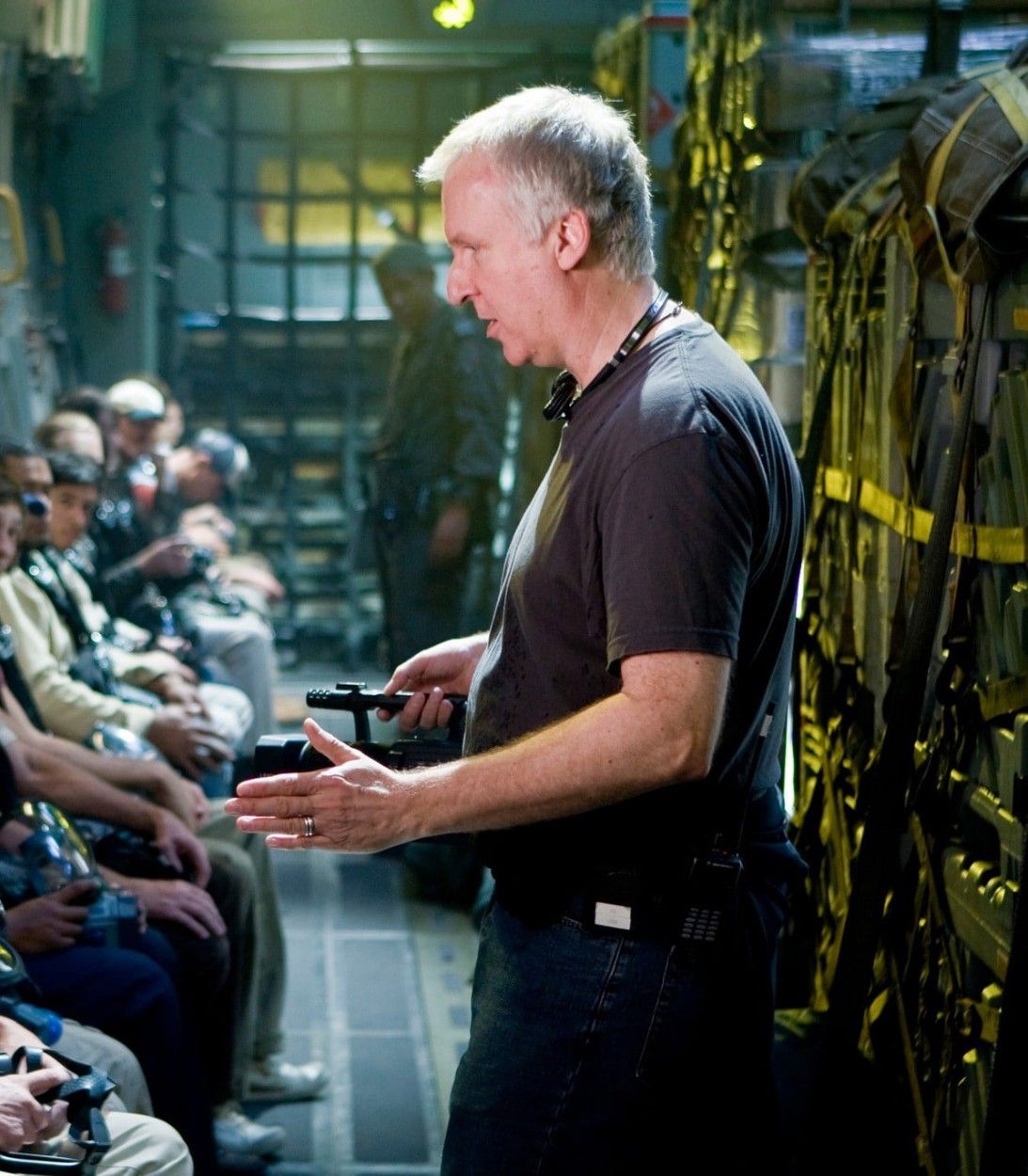 James Cameron on Avatar set Vertical