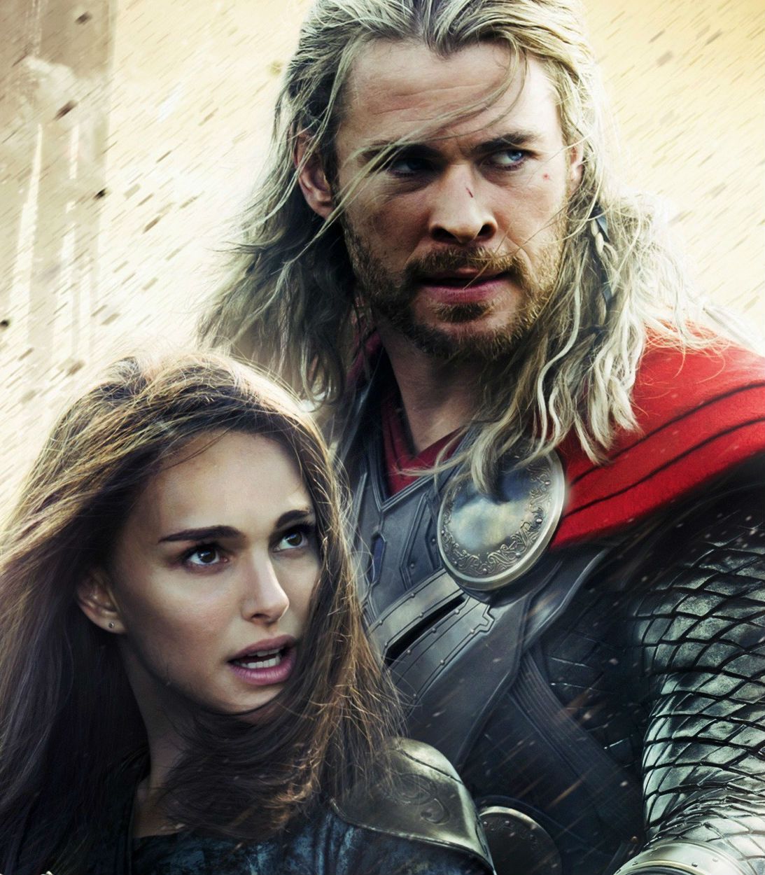 Jane Foster and Thor Vertical