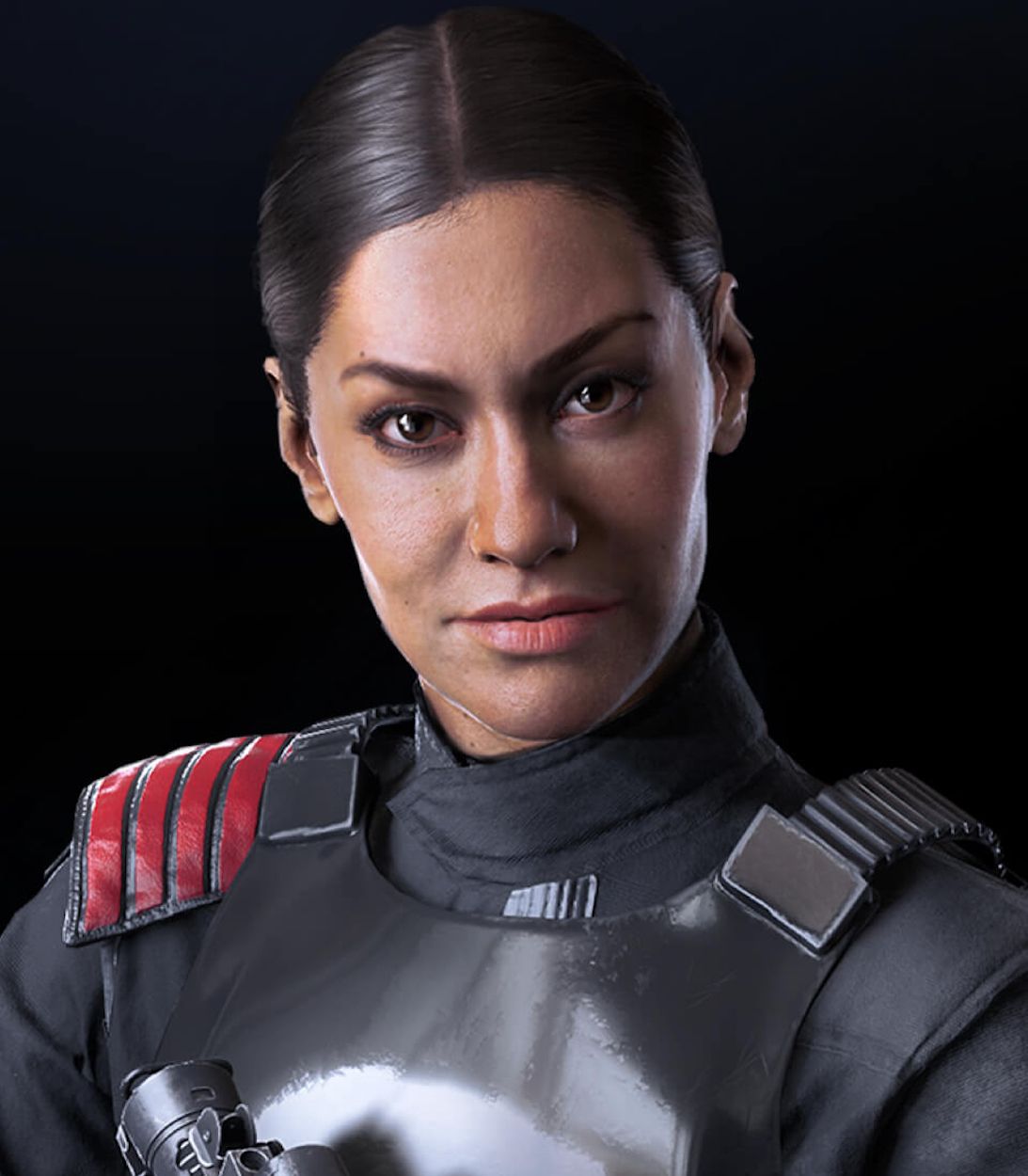 Janina Gavankar as Iden Versio in Star Wars Battlefront II Vertical