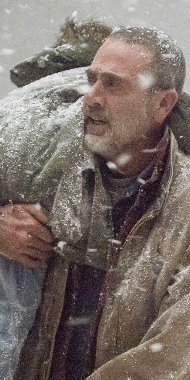 Jeffrey Dean Morgan as Negan in The Walking Dead Vertical