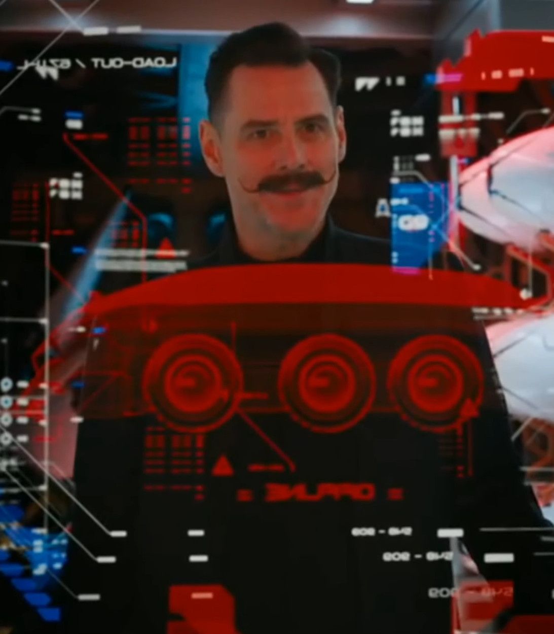 Jim Carrey As Dr. Robotnik In Sonic the Hedgehog
