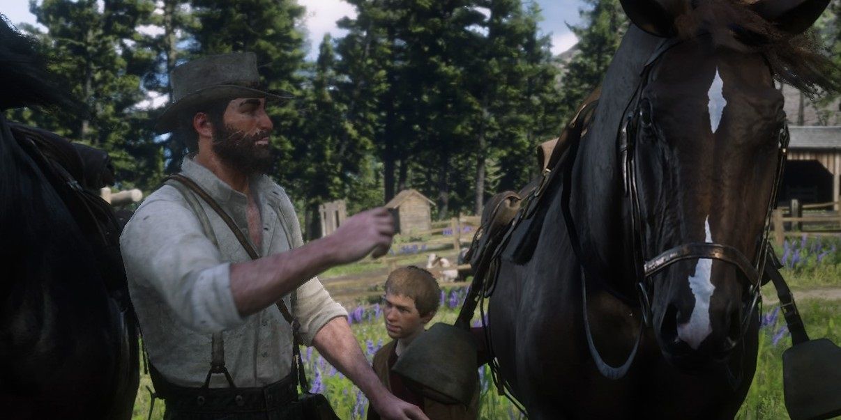 John and young Jack Marston RDR2