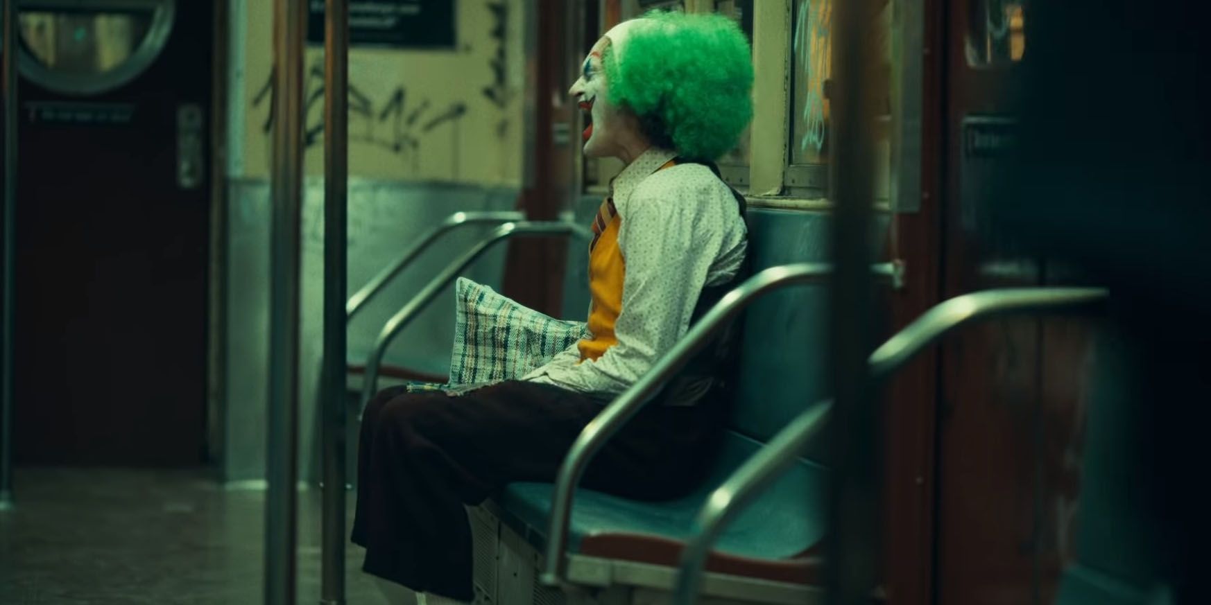 Joker Trailer - Arthur Laughing on Train