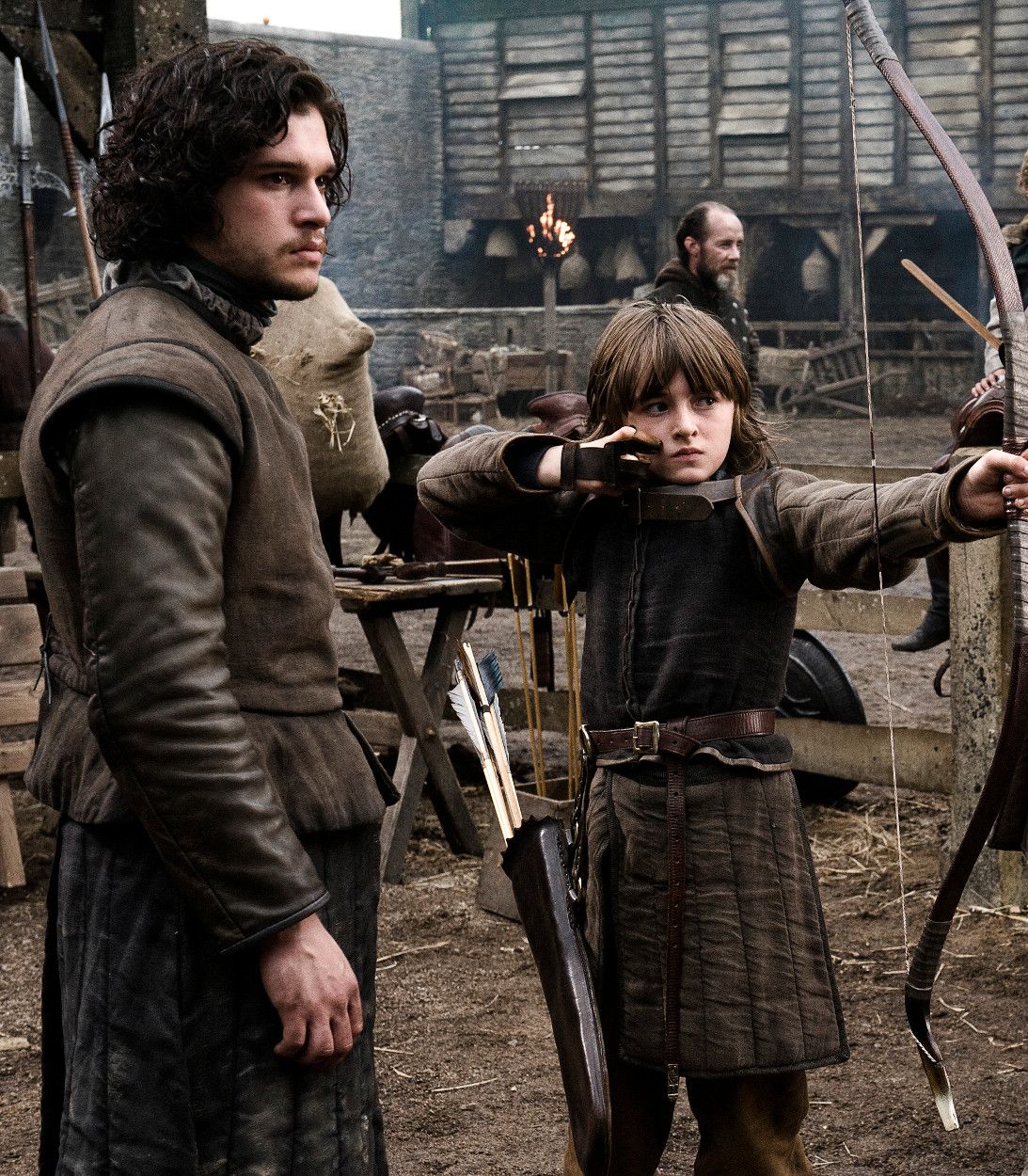 Jon Snow And Bran Stark In Game Of Thrones
