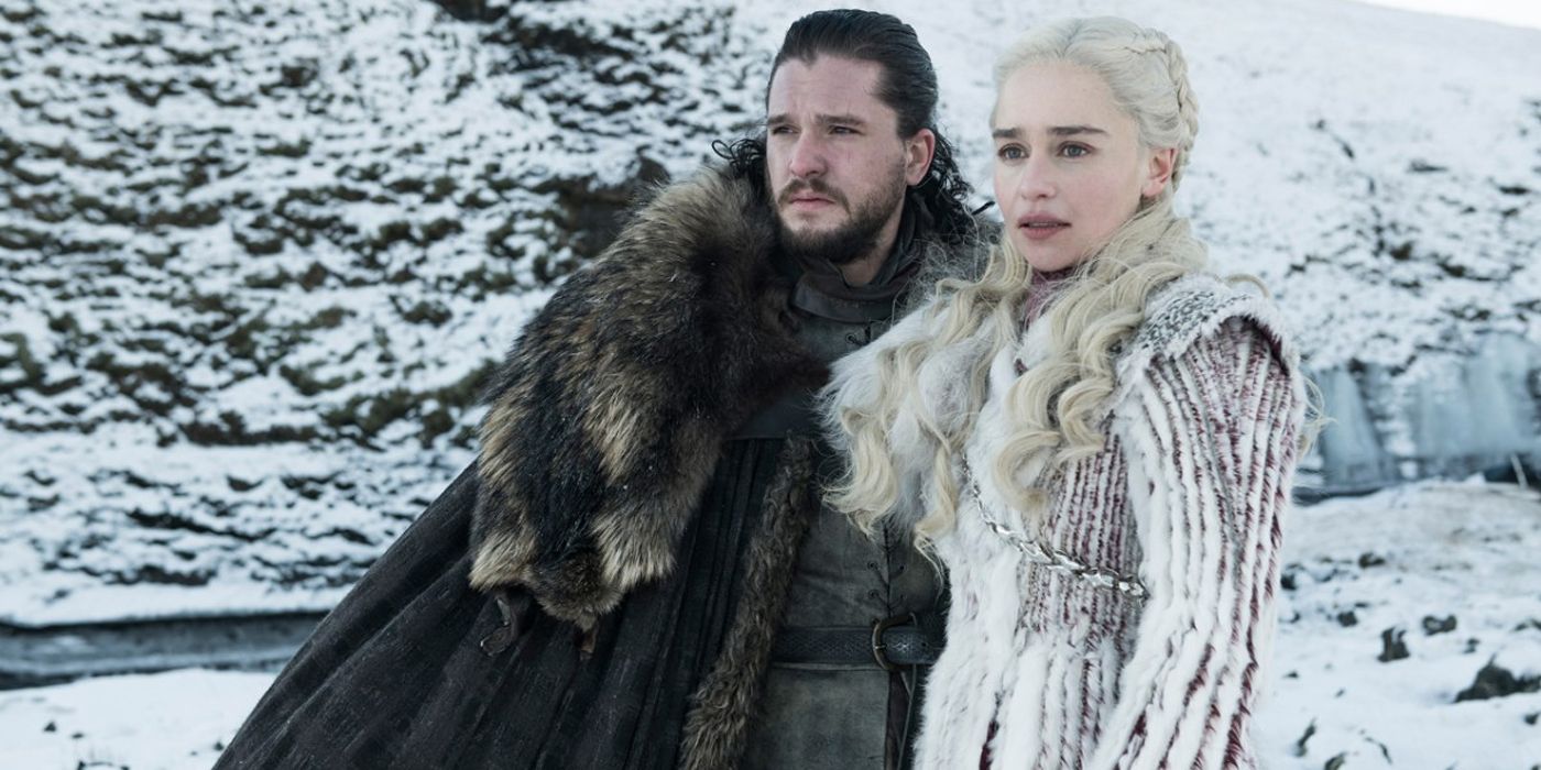 Jon Snow and Daenerys North in Game of Thrones season 8