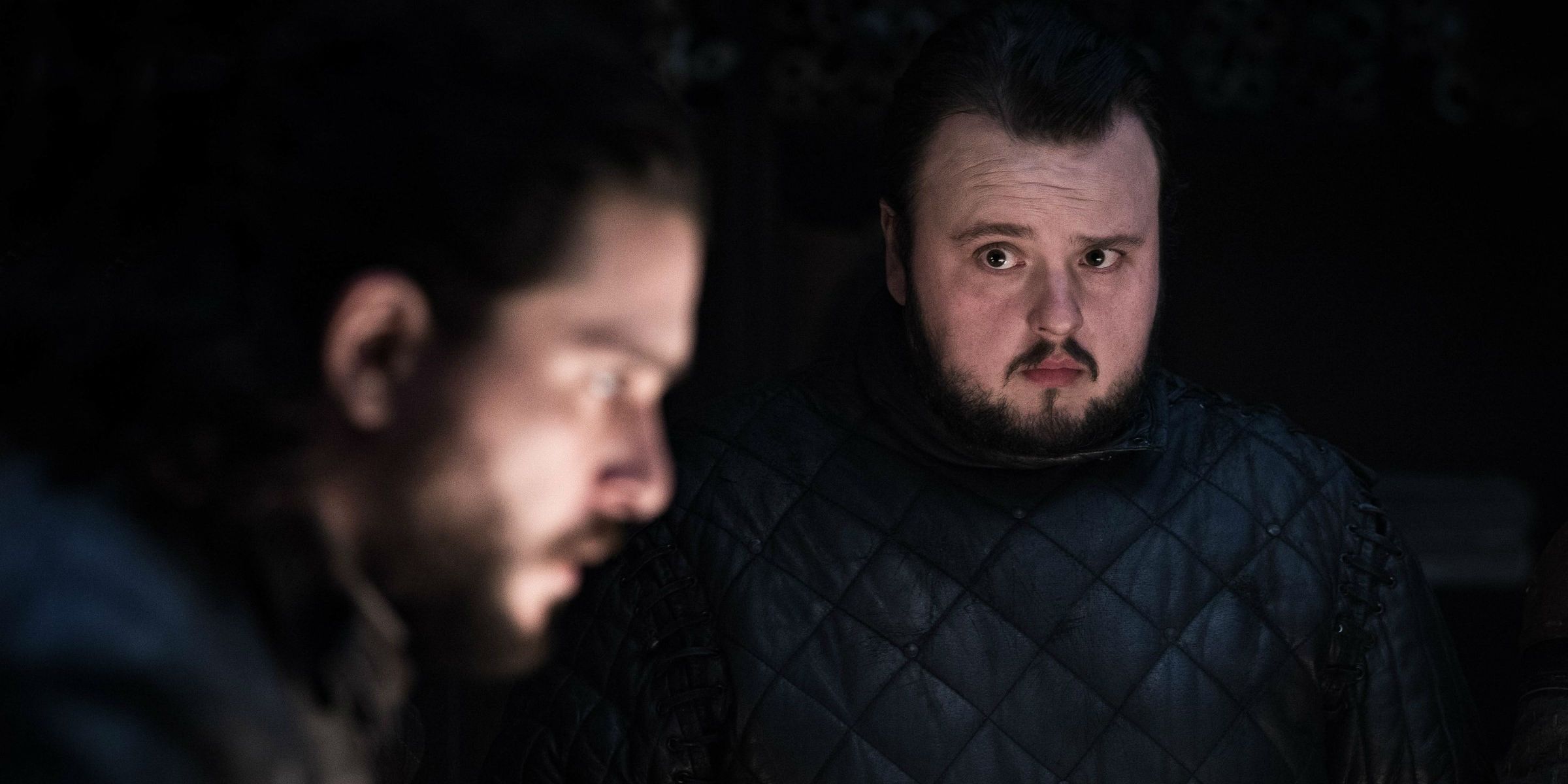 Jon and Sam in Game of Thrones season 8