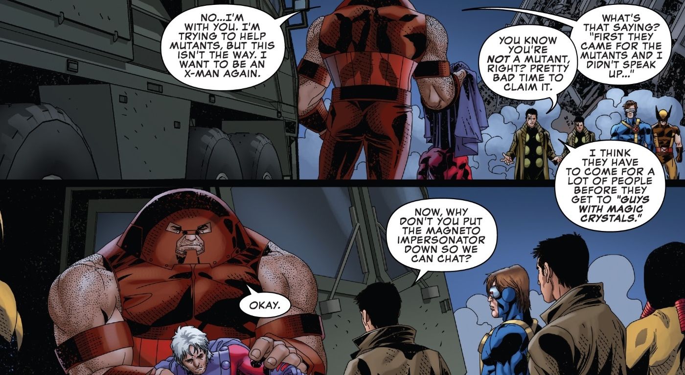 Juggernaut Joins The X-Men in Marvel Comics