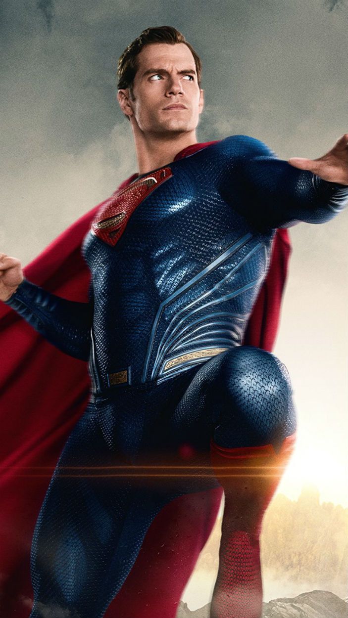 Justice League Henry Cavill Superman Vertical