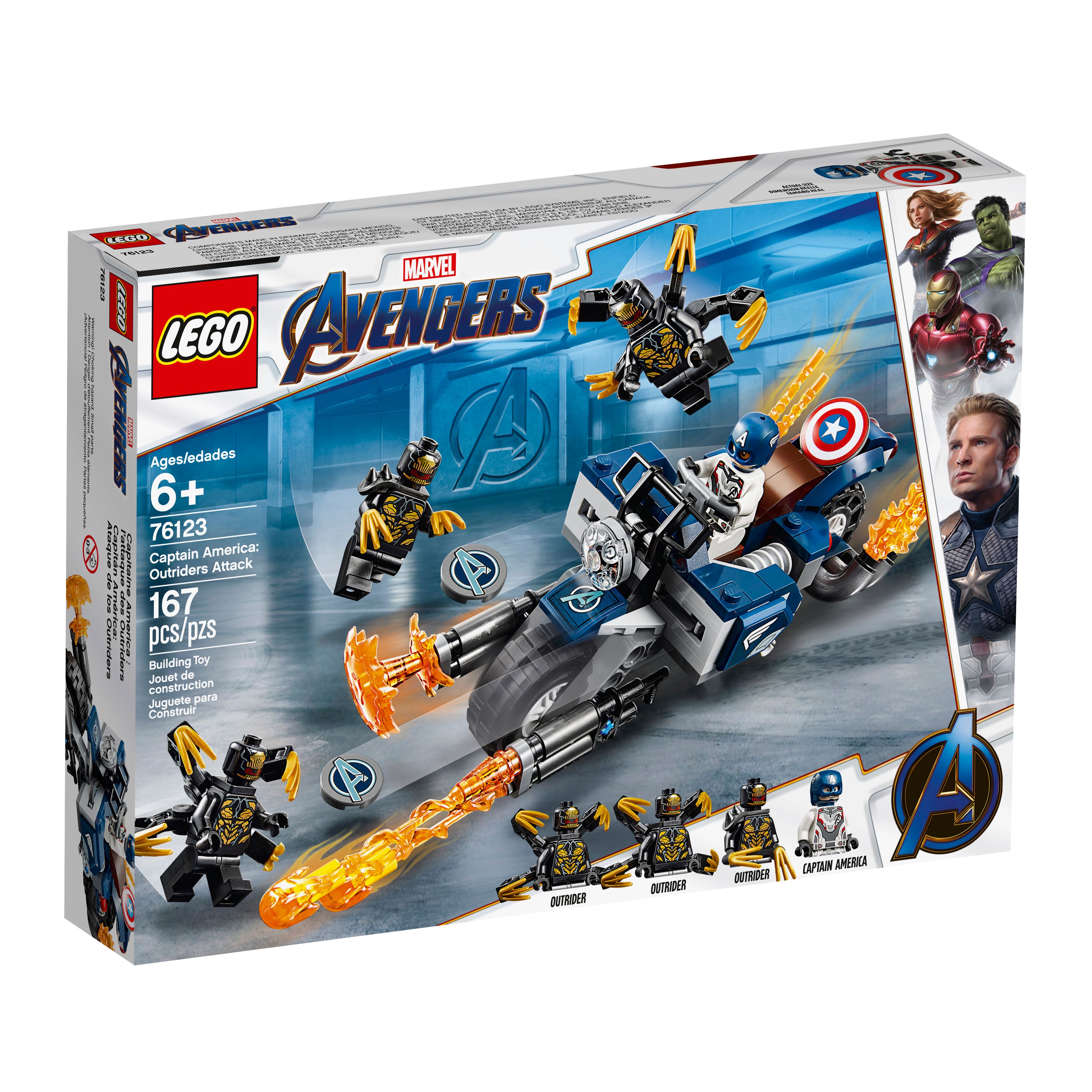 LEGO Marvel Super Heroes Captain America Outrider Attack