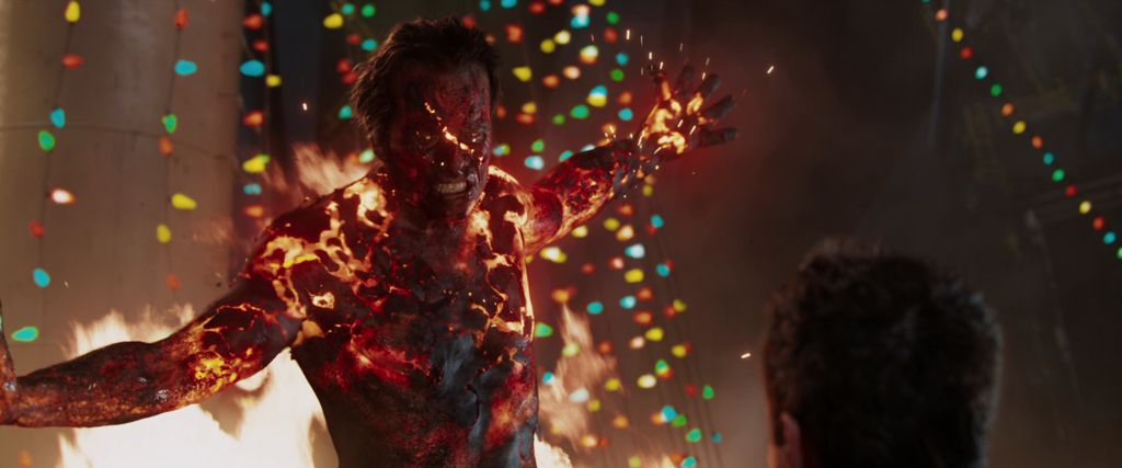 MCU Iron Man Versus Aldrich Killian Fire Iron Man 3