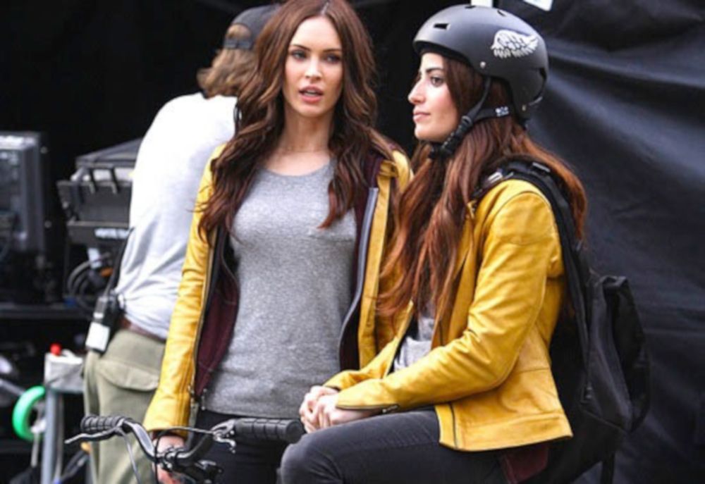 Megan Fox stunt double in Teenage Mutant Ninja Turtles