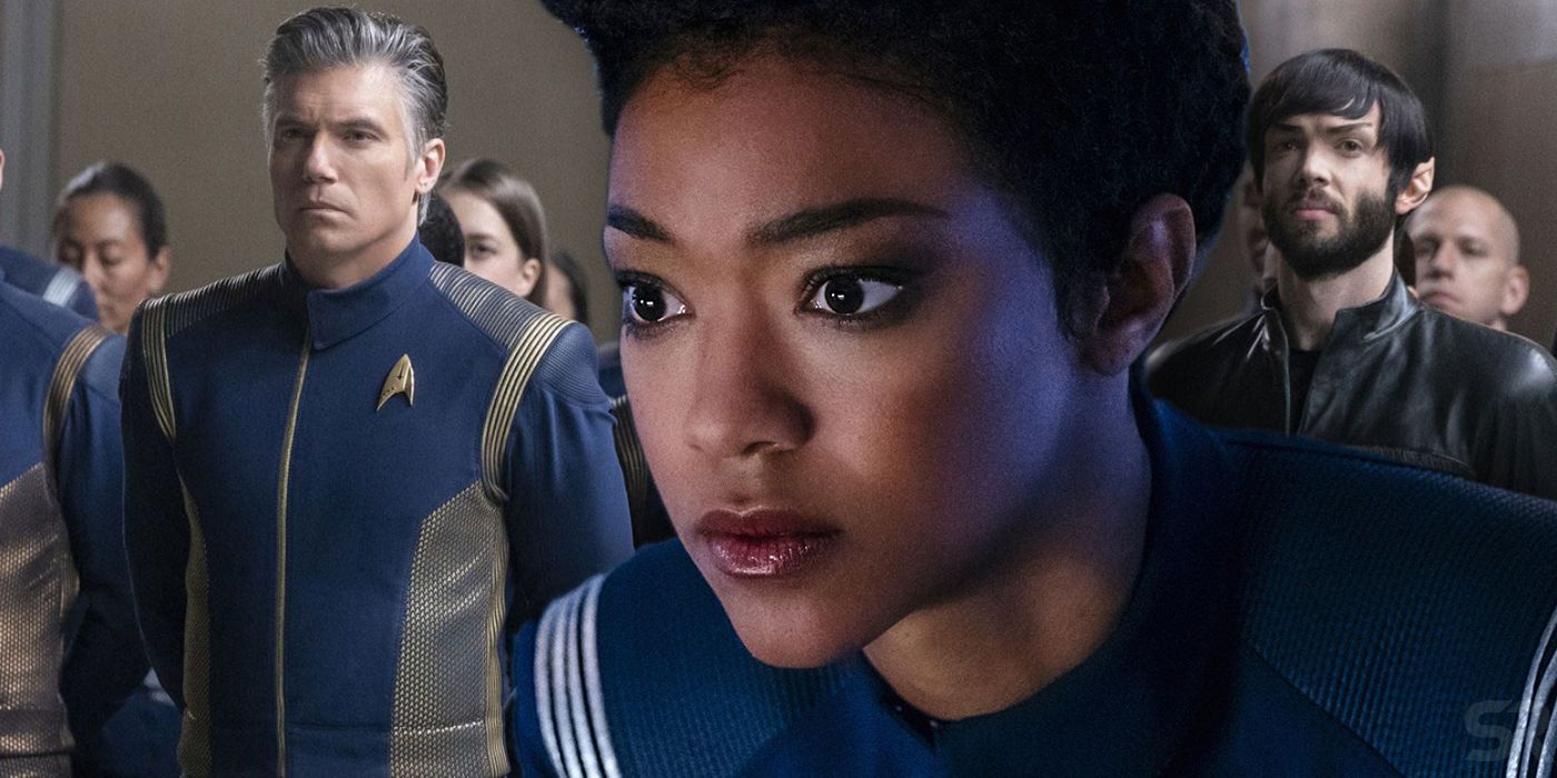 Michael and Star Trek Discovery Crew