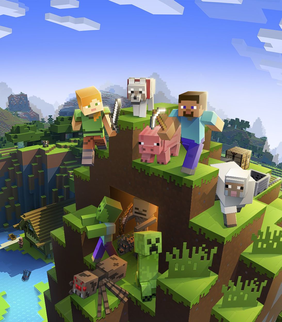 Minecraft Characters - Vertical