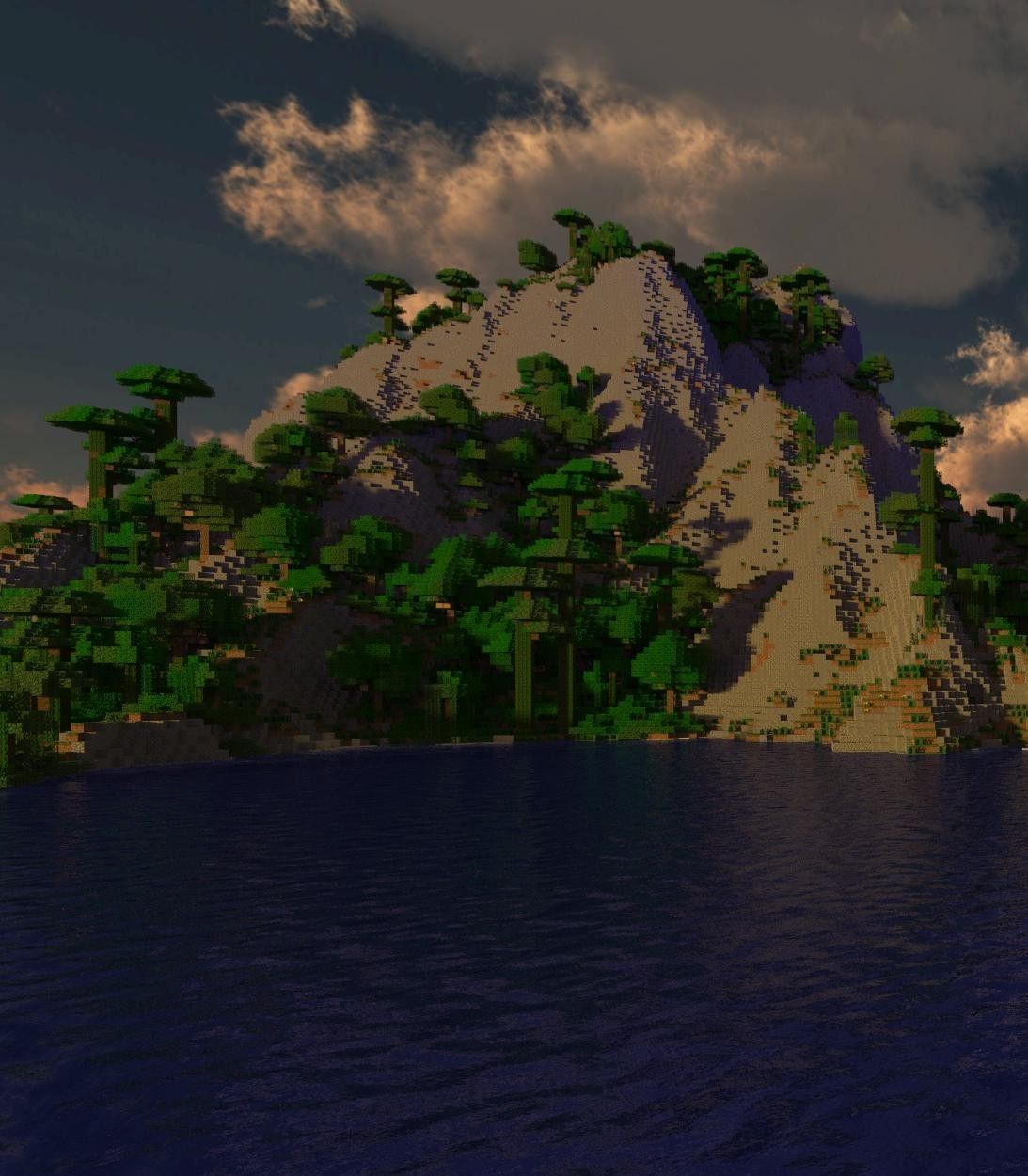 Minecraft island Vertical