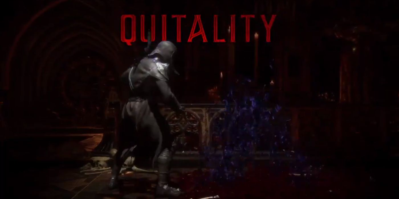 A character performs a Quitality in Mortal Kombat 11