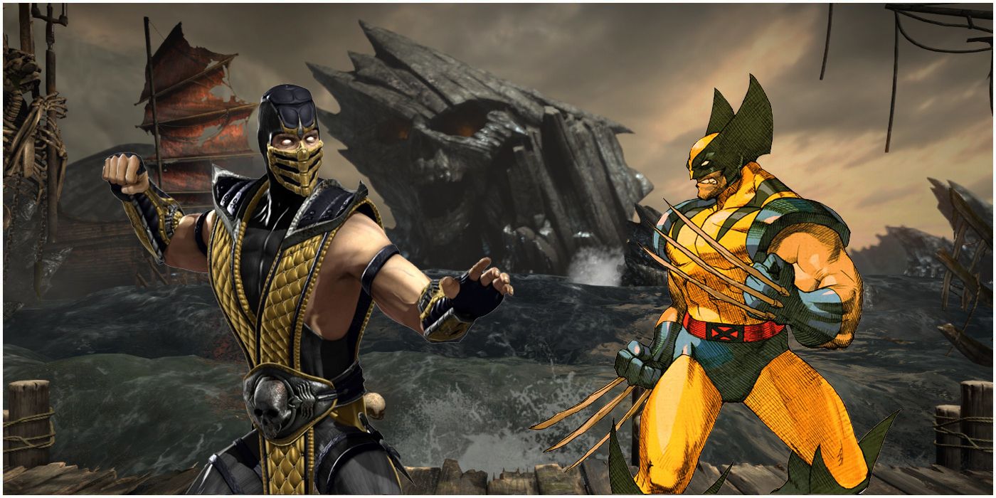 Mortal Kombat Wolverine Scorpion Cover
