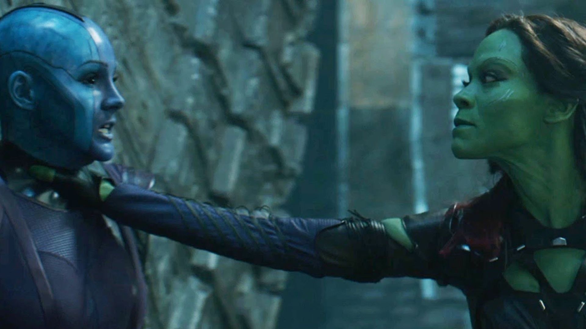 Nebula gamora fight