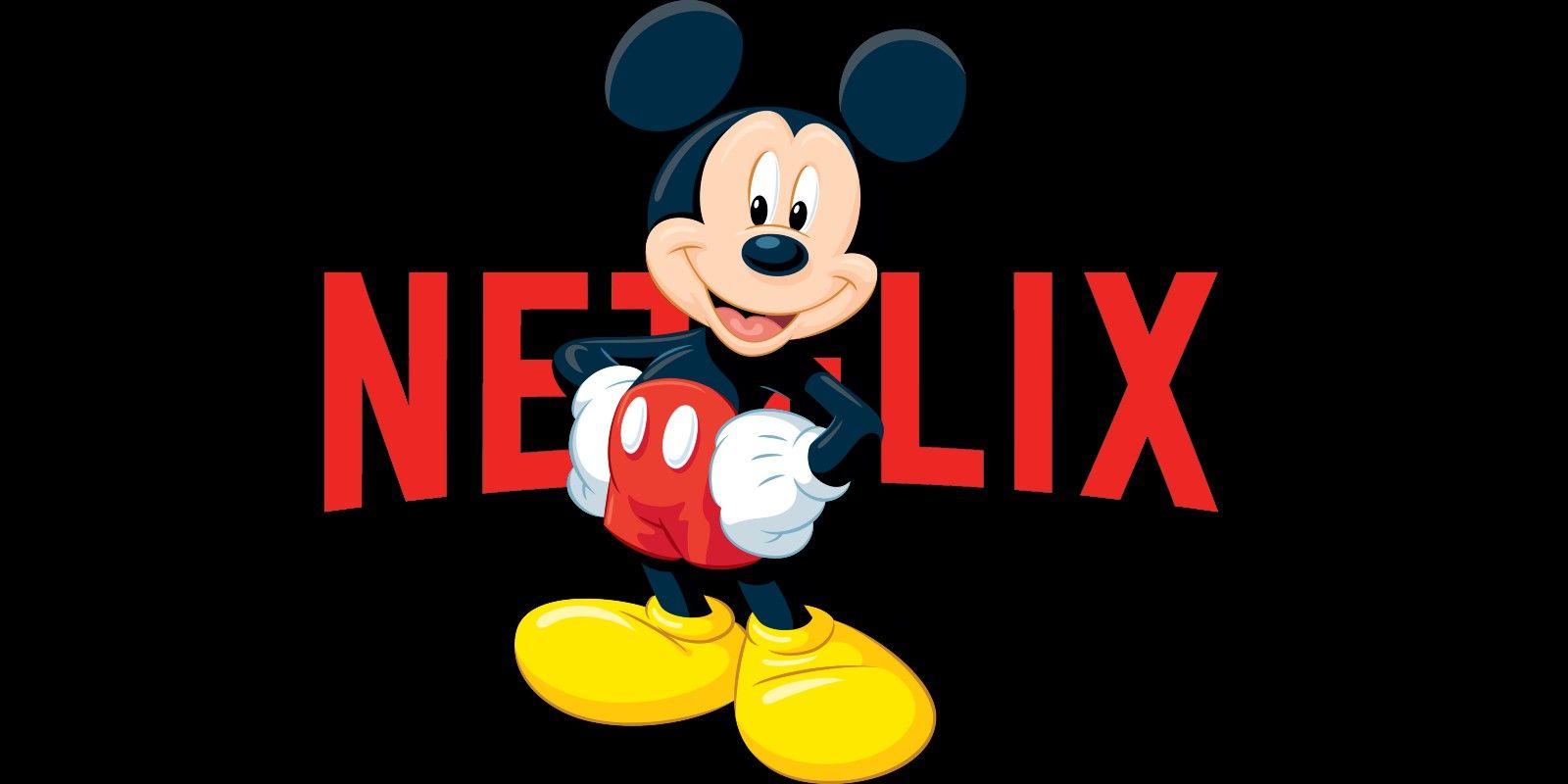 Netflix Logo with Mickey and Disney