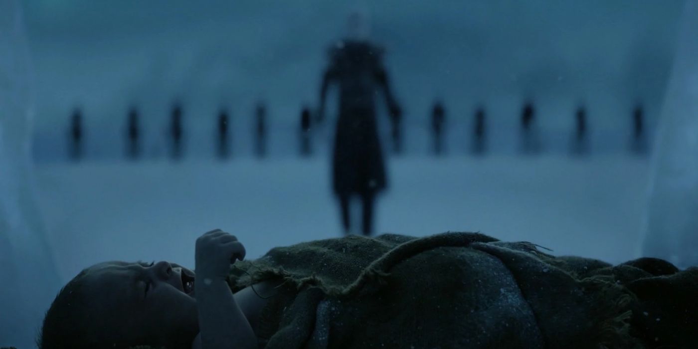 Night King and Baby in Game of Thrones
