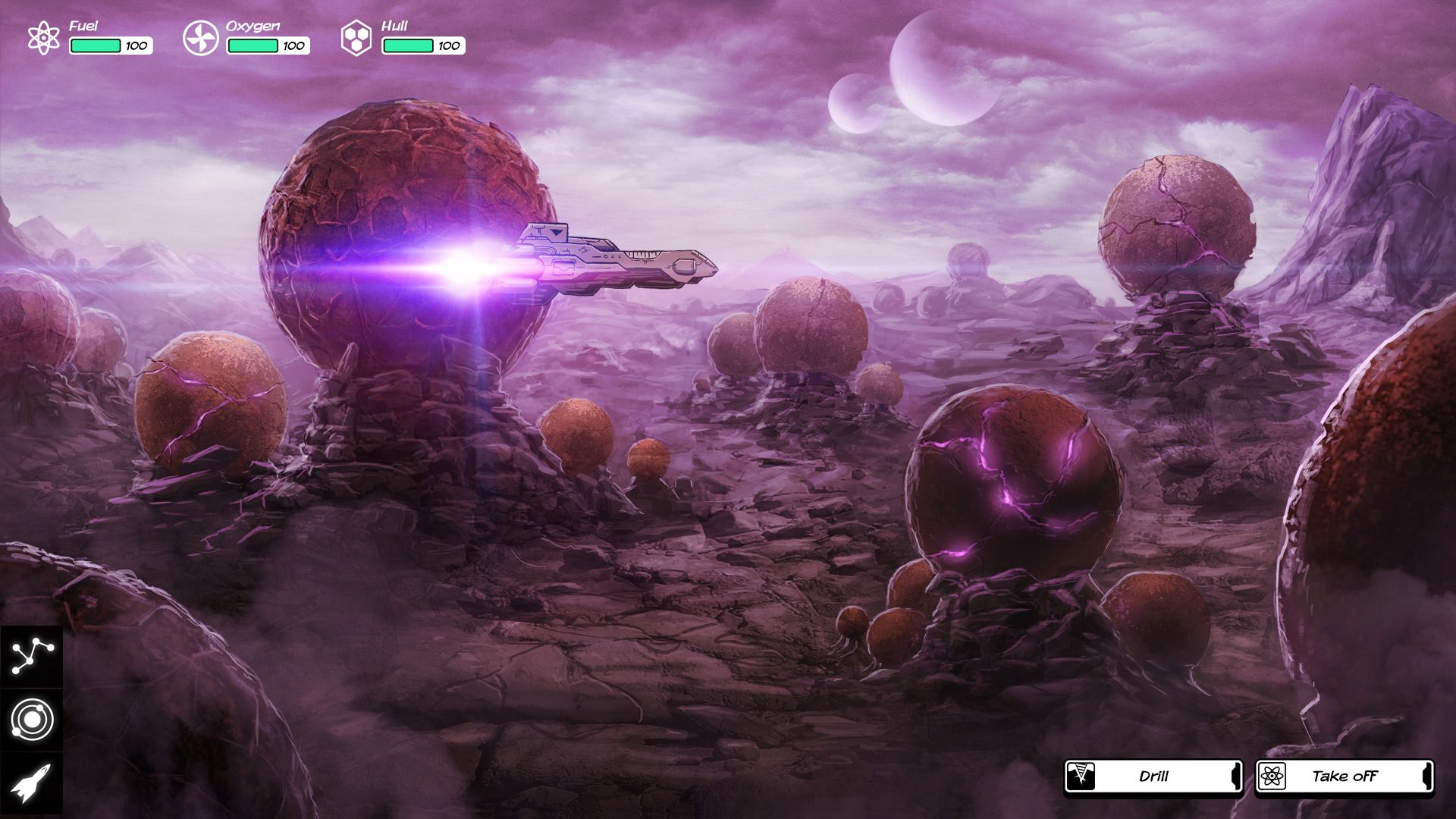 Out There Omega The Alliance Screenshot planet surface