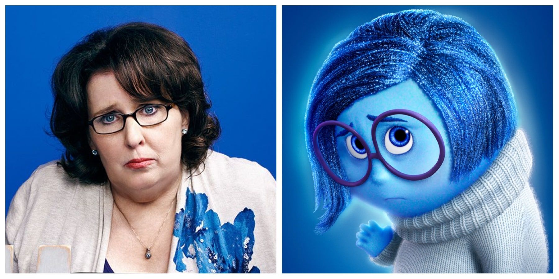 Phyllis Smith as Sadness in Inside Out