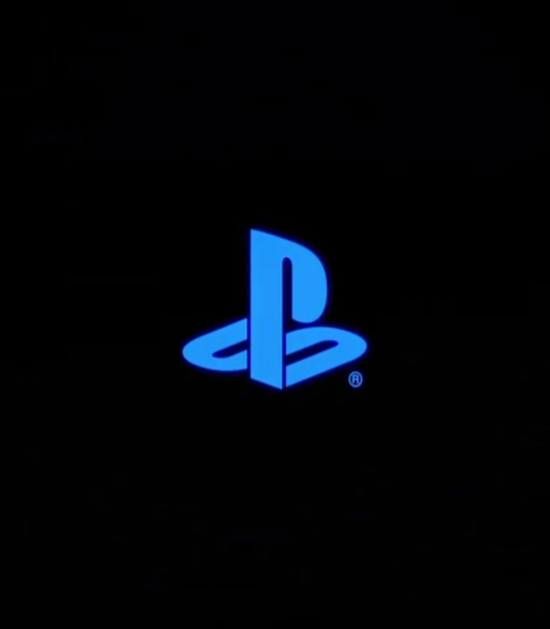 PlayStation Logo Blue Vertical
