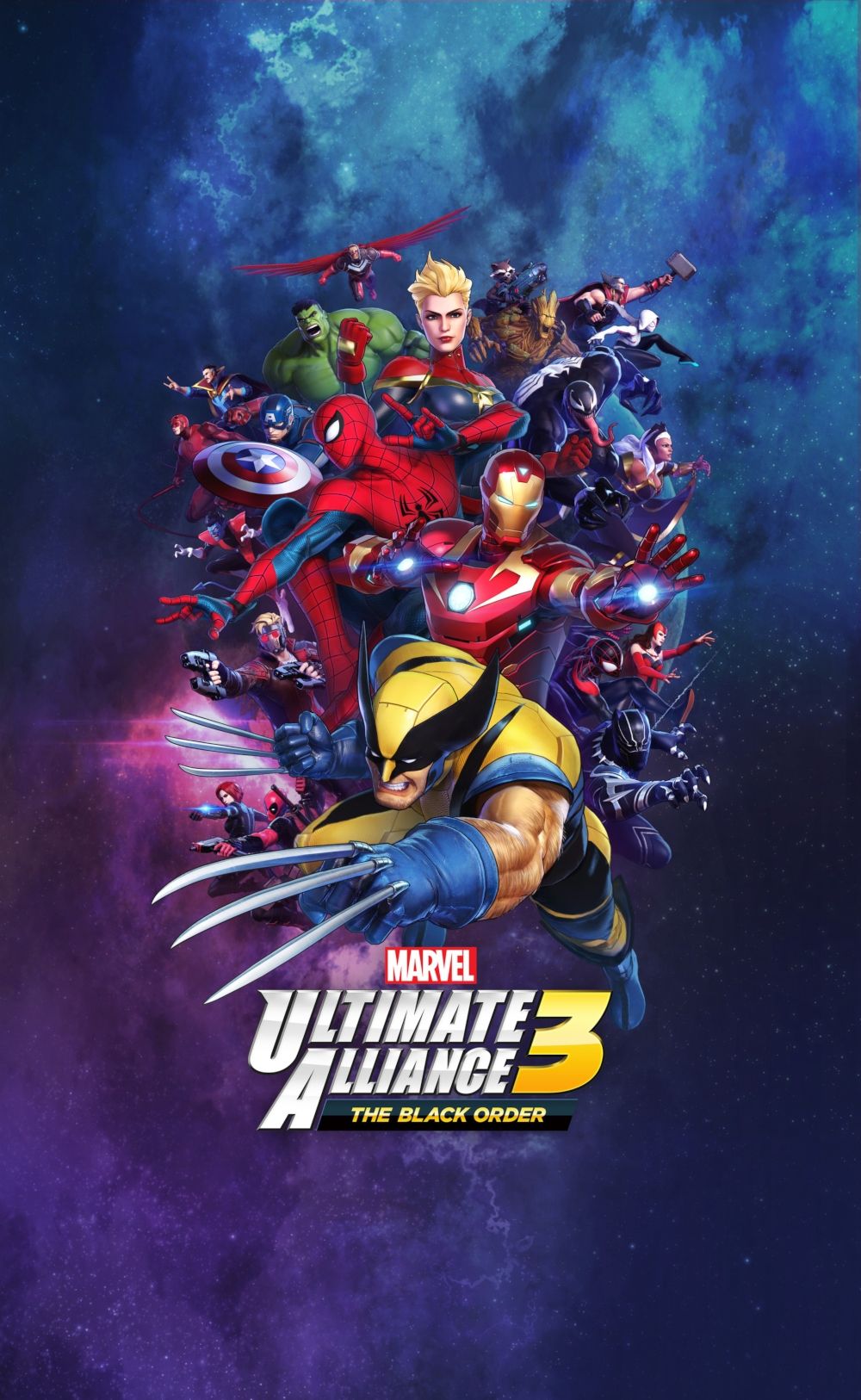 Resized Full Box art for Marvel Ulimate Alliance 3