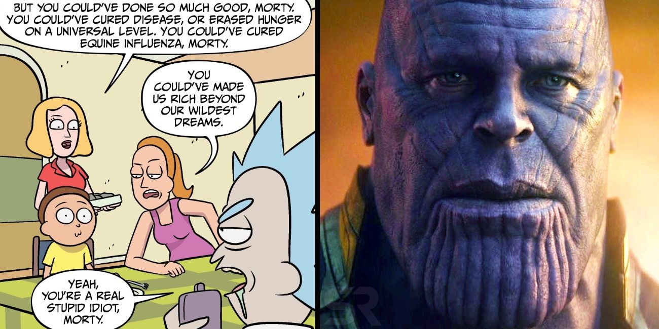 Rick and Morty Smarter Than Thanos