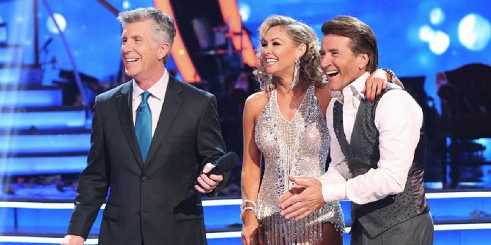Robert Herjavec and Kym Johnson on Dancing with the Stars