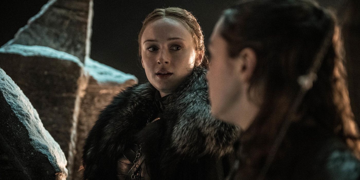 Sansa And Arya Stark In Game Of Thrones Season 8