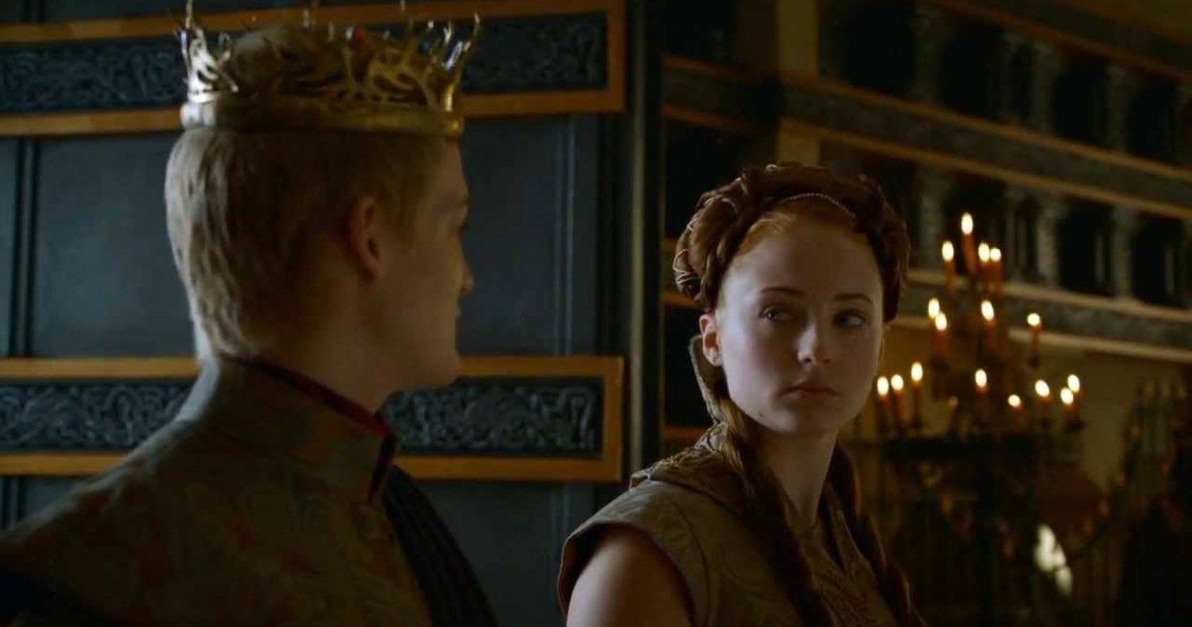 Joffrey threatnes to rape Sansa in Game Of Thrones