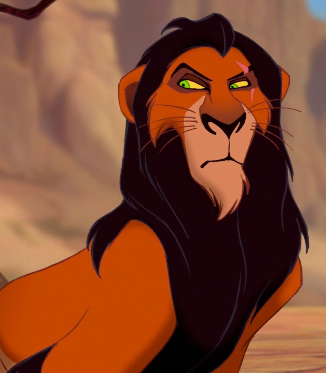 Scar in The Lion King 1994 Vertical