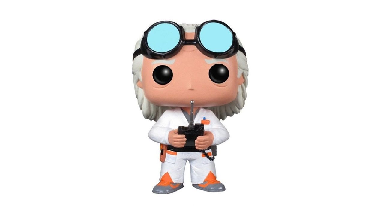 Sci-fi movie Funko Pop with Doc Brown from Back to the Future