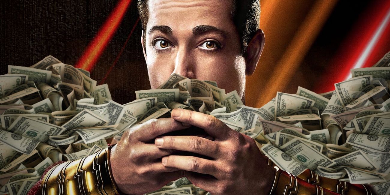 Shazam Movie Poster with Money