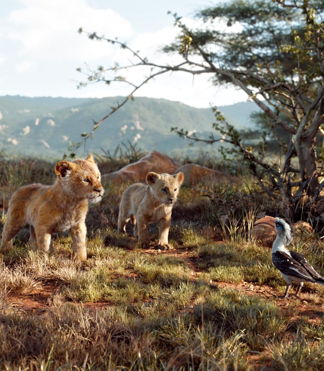 Simba Nala and Zazu in The Lion King Vertical