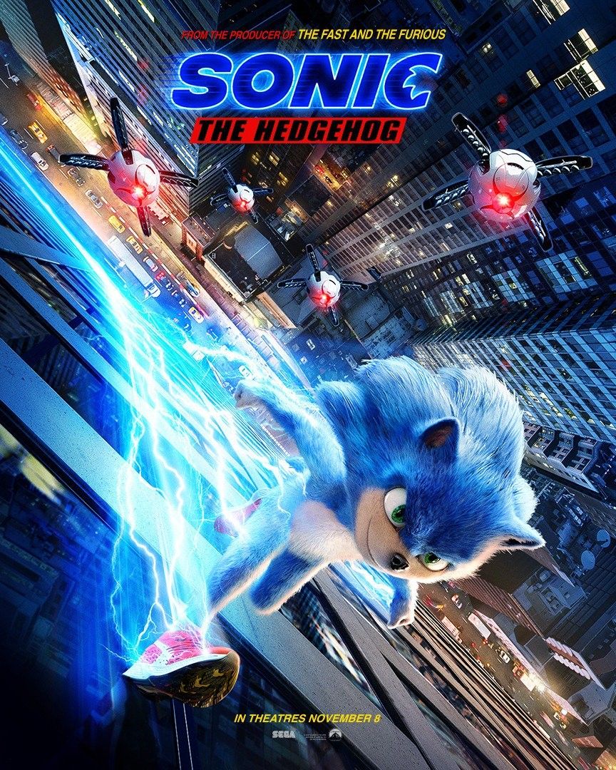 Sonic the Hedgehog 2019 poster