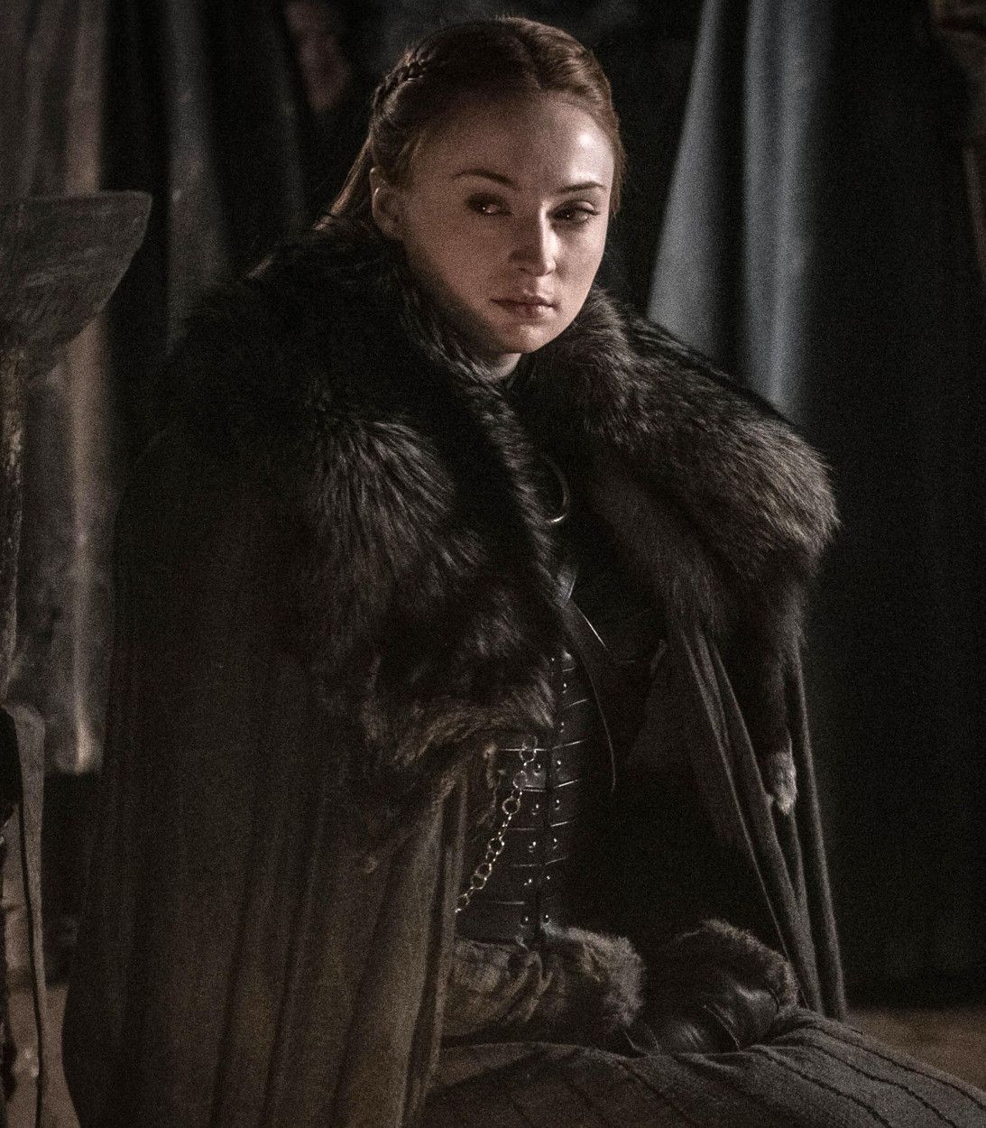 Sophie Turner As Sansa Stark In Game Of Thrones Season 8 Episode 3
