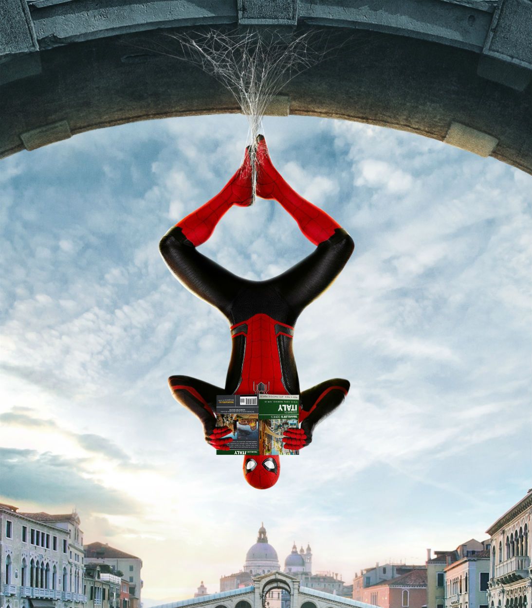 Spider-Man Far From Home Upside Down Vertical