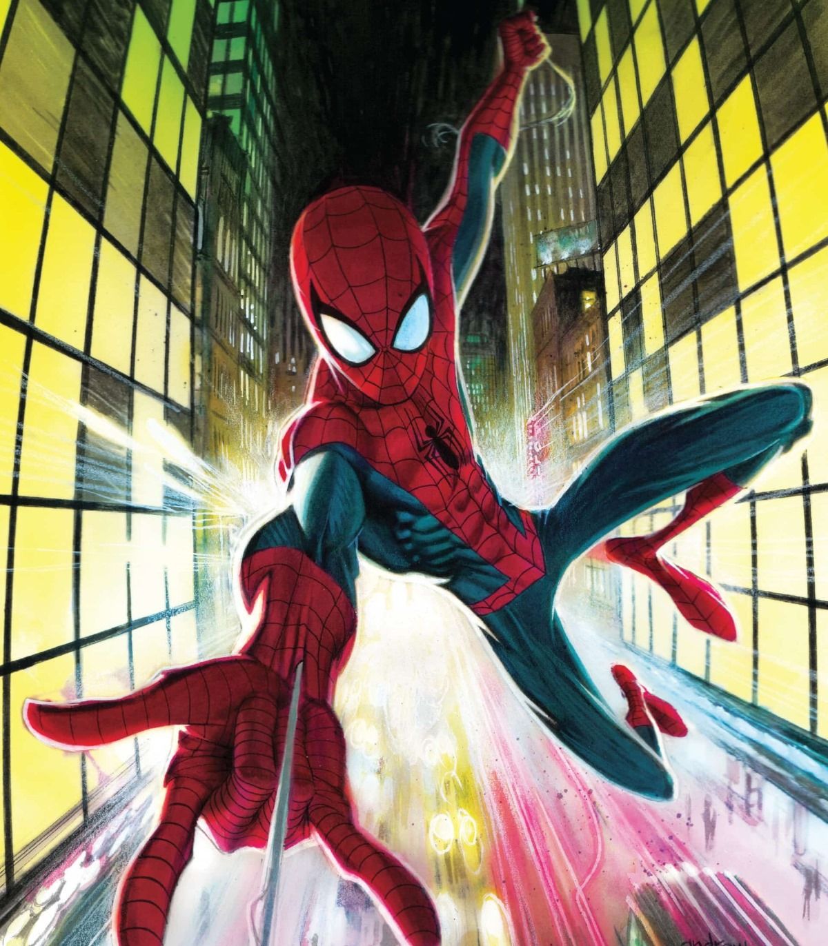 Spider-Man Swinging Vertical