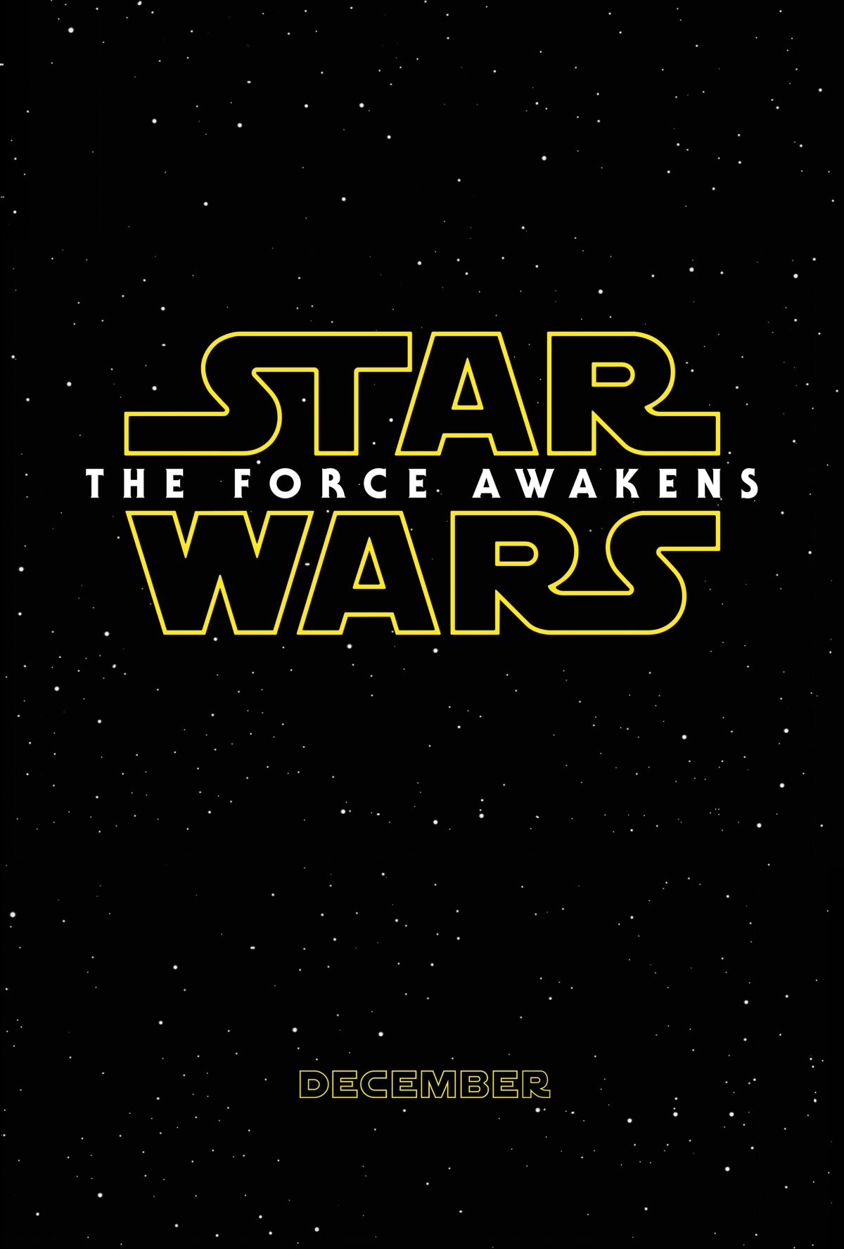 Star Wars 7 Force Awakens Poster