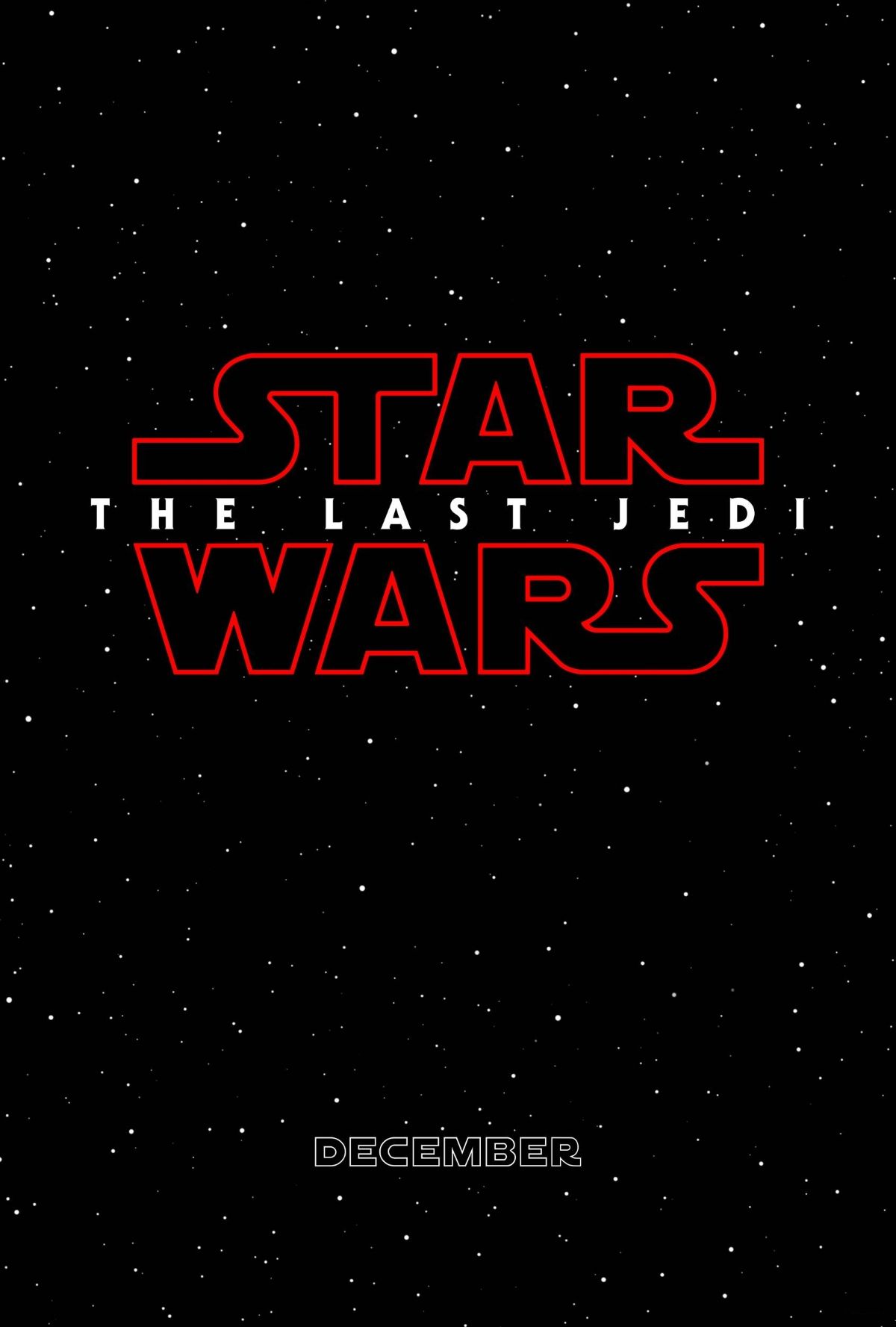 Star Wars 8 Last Jedi Poster