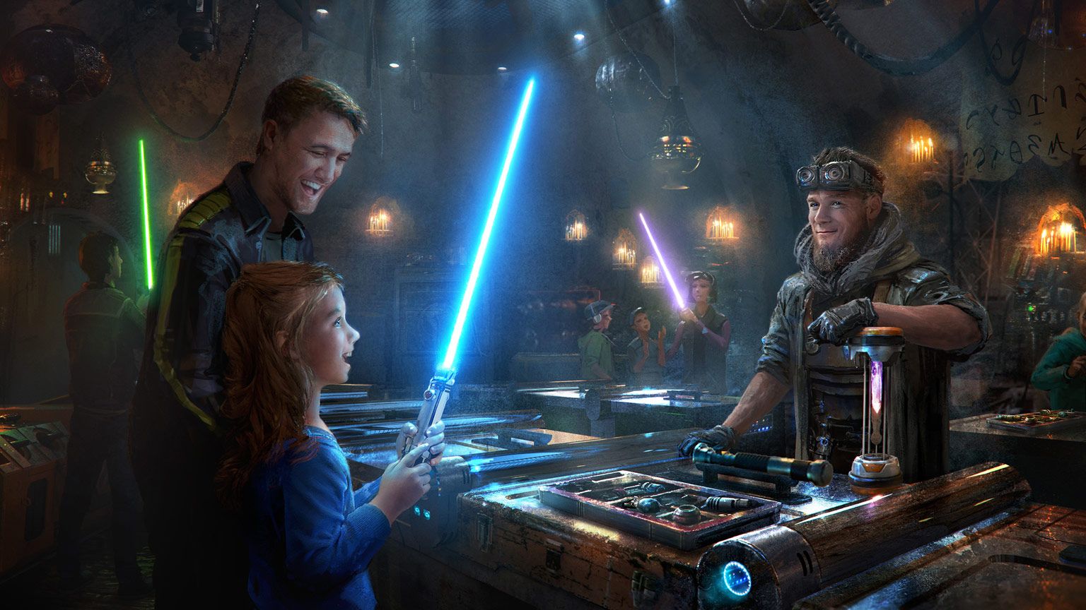 Star Wars Galaxy's Edge Savi Lightsaber Workshop